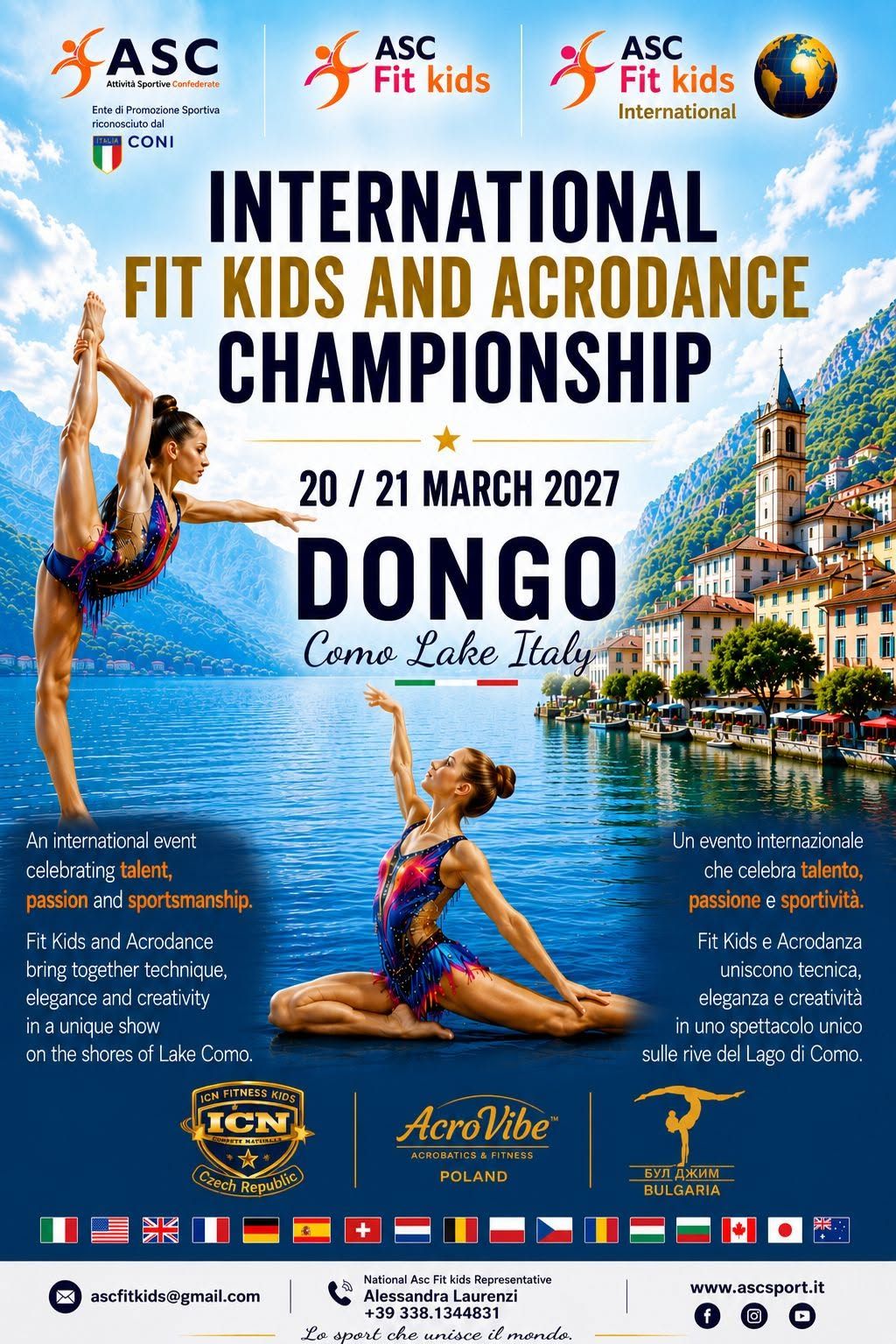 Locandina dell'International Fit Kids and Acrodance Championship